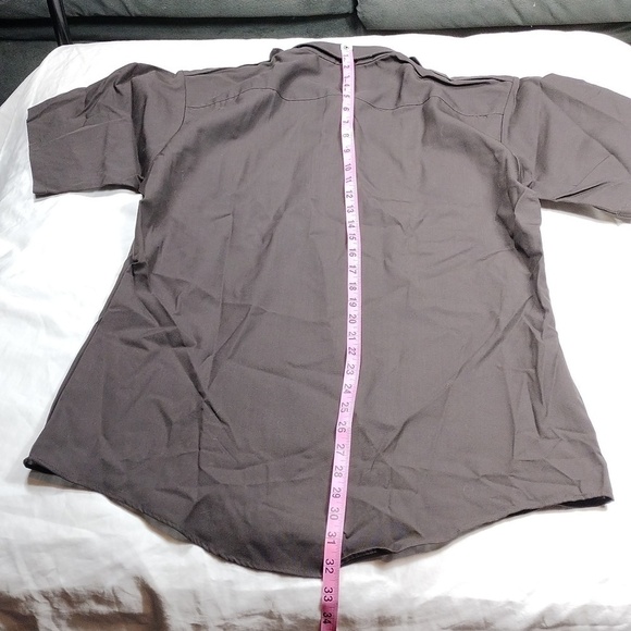 NWT Elbeco vintage men's large sized short sleeved button down shirt - Picture 9 of 12